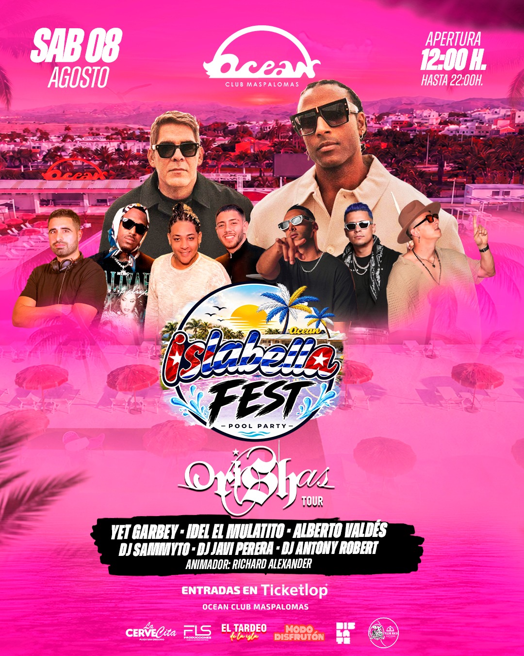 Reservados Isla Bella Fest 